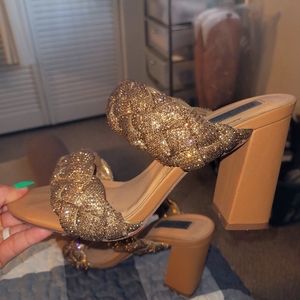 Steve madden rhinestone heels